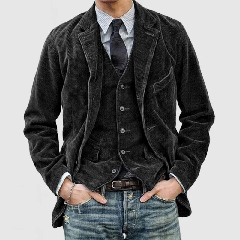 Randy | Vintage-jakke og vest for herre