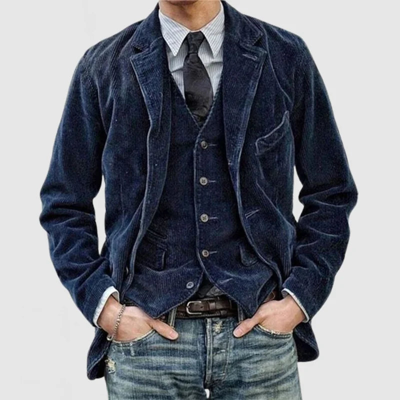 Randy | Vintage-jakke og vest for herre