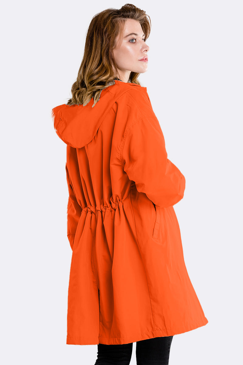 GRESSKAR ORANSJ WINDBREAKER