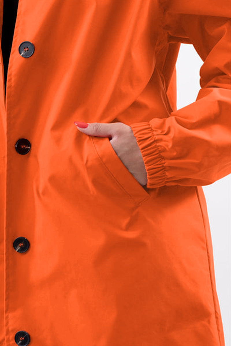 GRESSKAR ORANSJ WINDBREAKER