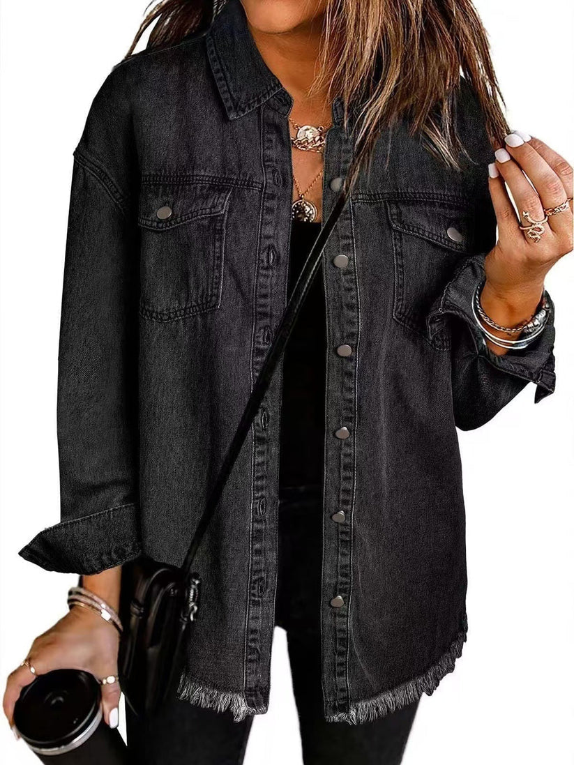 Briana | Klassisk Denimjakke for Hverdagsbruk