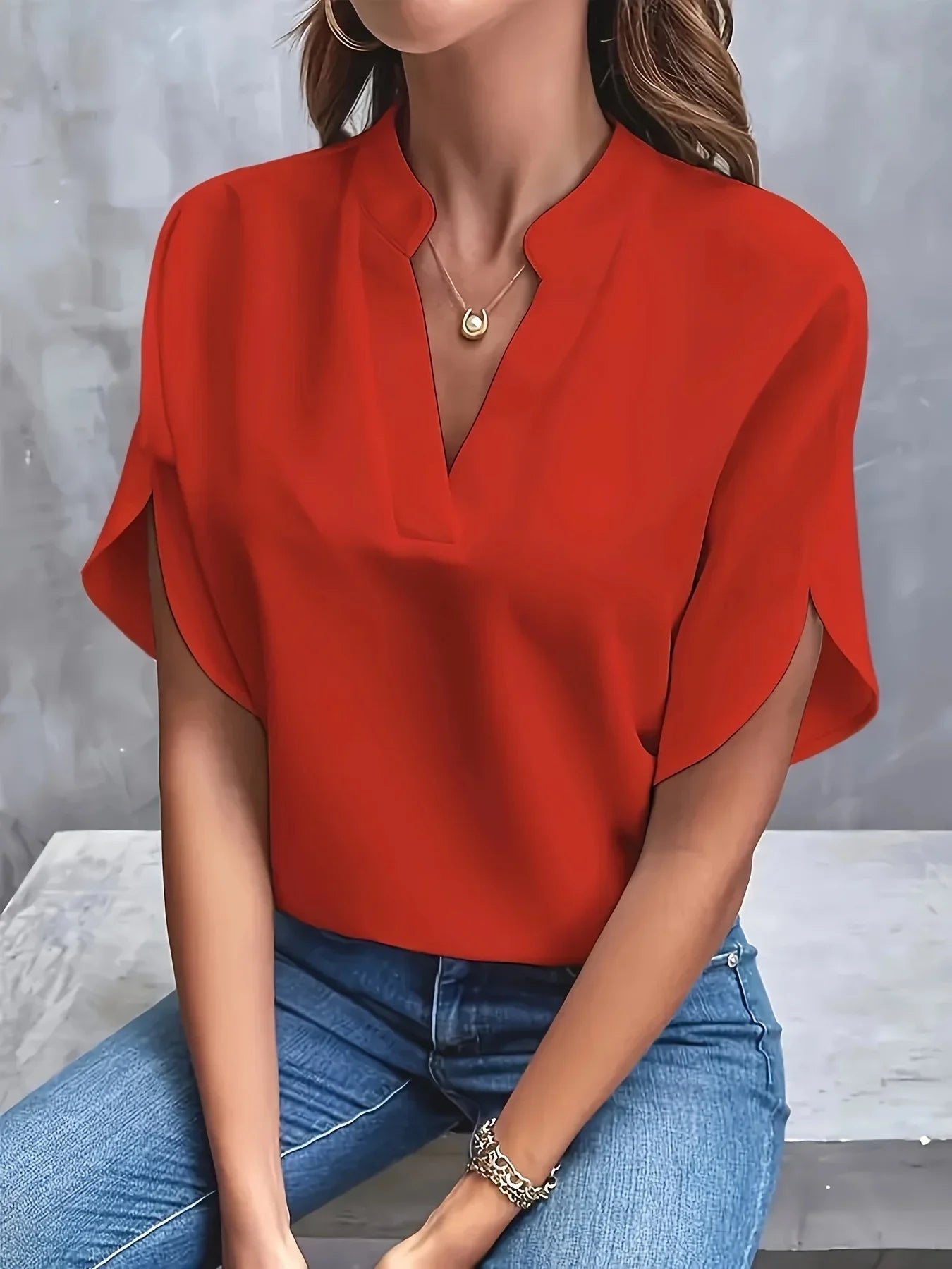 Oda | Elegant Bluse med Raffinert Snitt