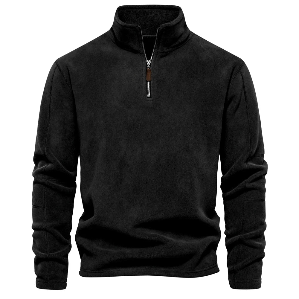 Trym | Retro Half-zip Ståkrage Sweatshirt