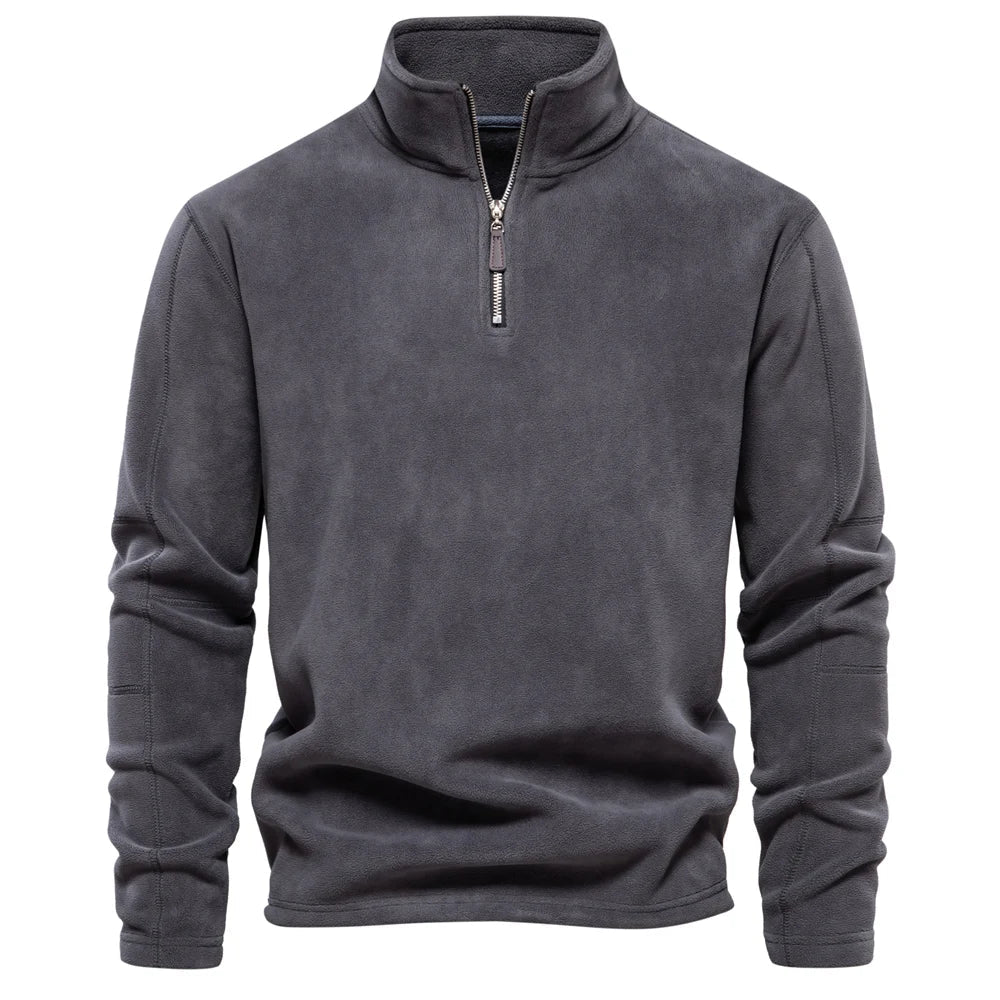 Trym | Retro Half-zip Ståkrage Sweatshirt