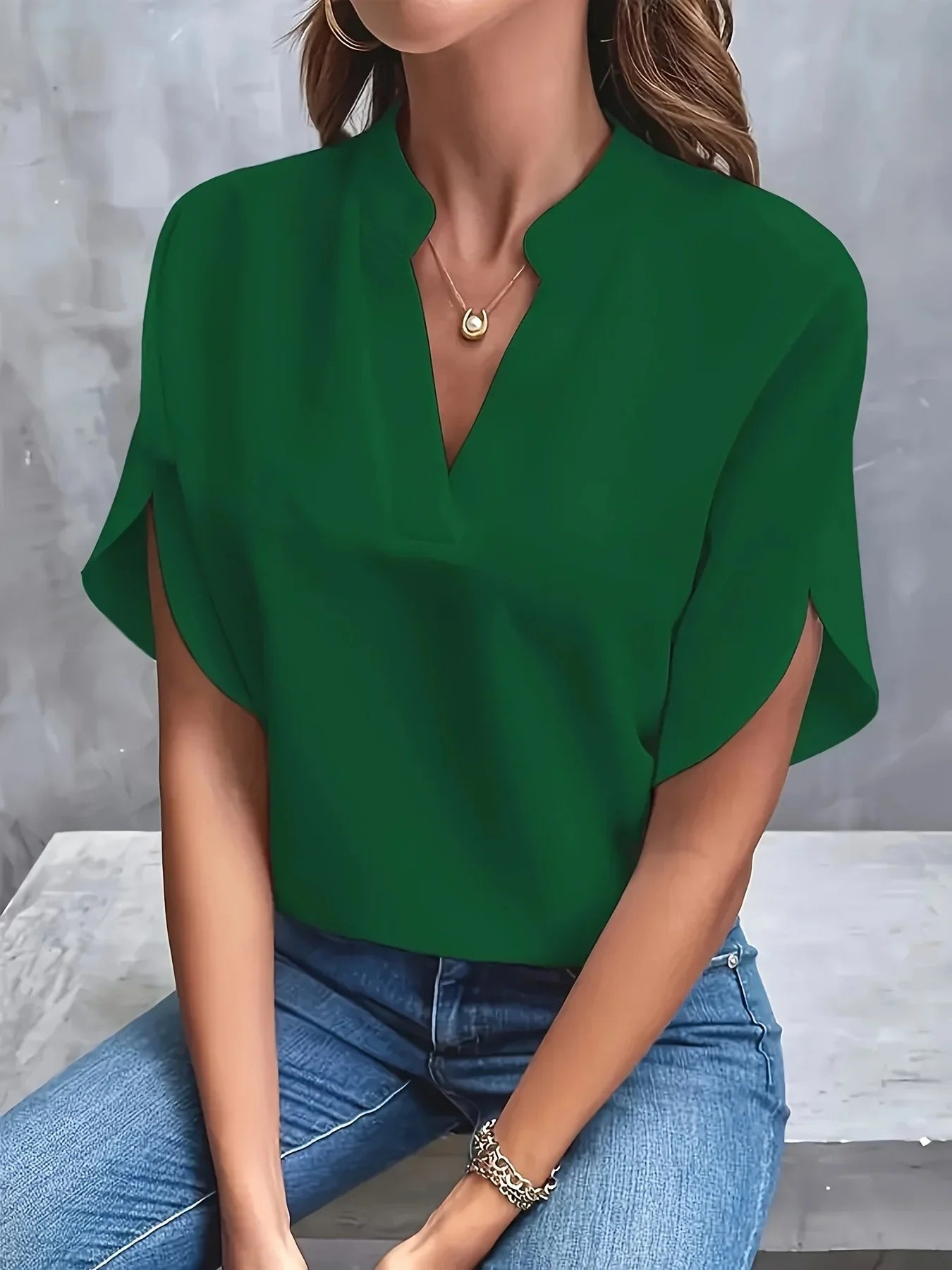 Oda | Elegant Bluse med Raffinert Snitt