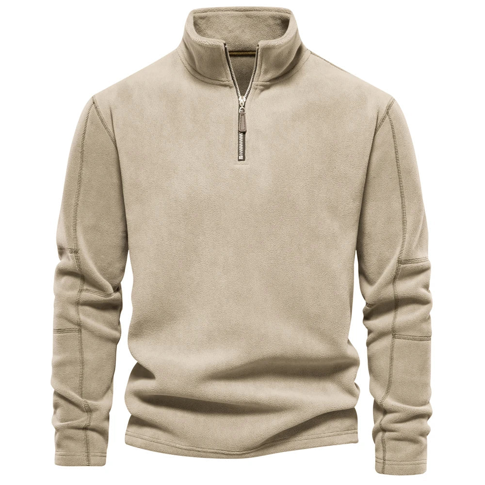 Trym | Retro Half-zip Ståkrage Sweatshirt