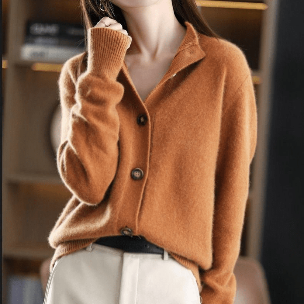 Isabel | Luksuriøs Cashmere Strikket Cardigan