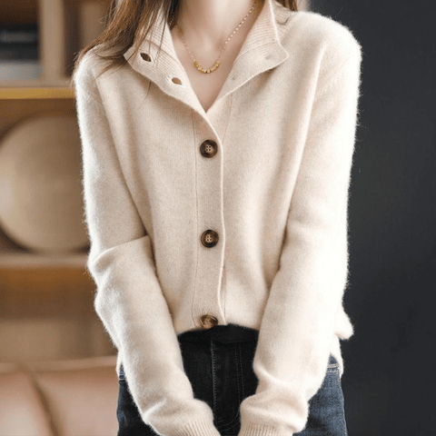 Isabel | Luksuriøs Cashmere Strikket Cardigan