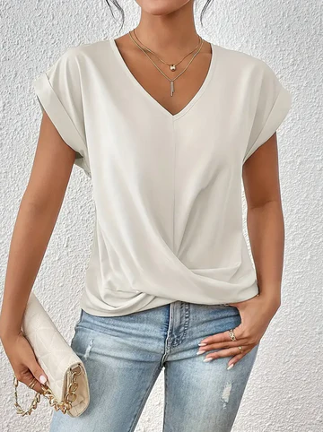 Linnéa | Elegant topp med V-hals