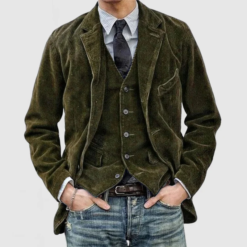 Randy | Vintage-jakke og vest for herre