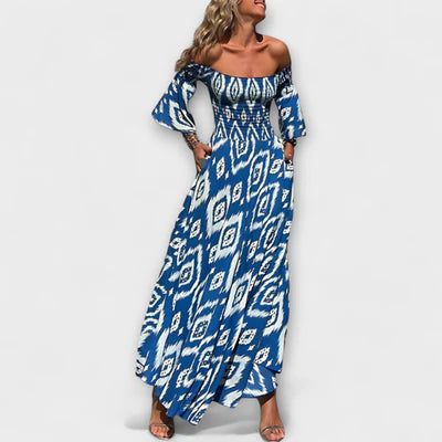 Eden | Off‑Shoulder‑kjole med blomster