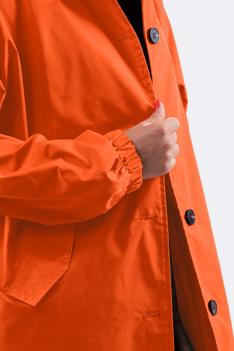 GRESSKAR ORANSJ WINDBREAKER