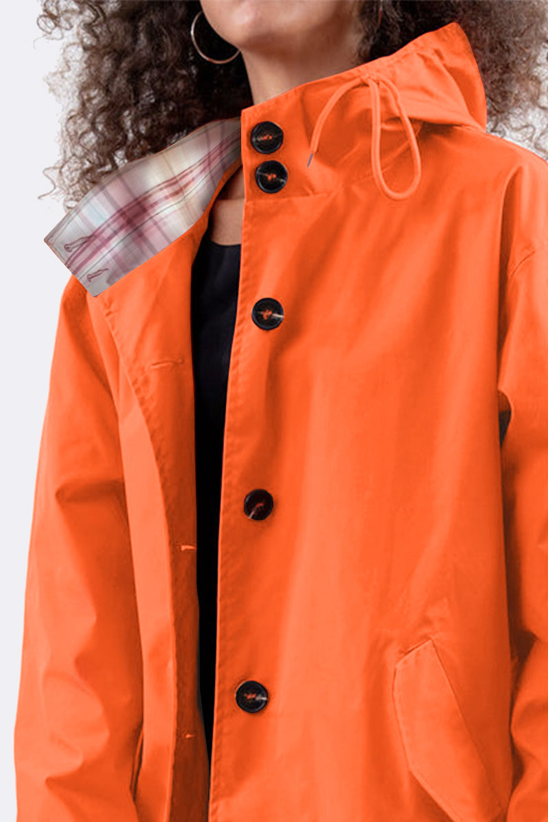 GRESSKAR ORANSJ WINDBREAKER