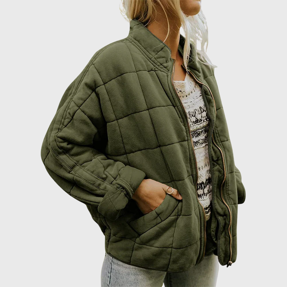 Emily | Elegant quiltet oversized jakke