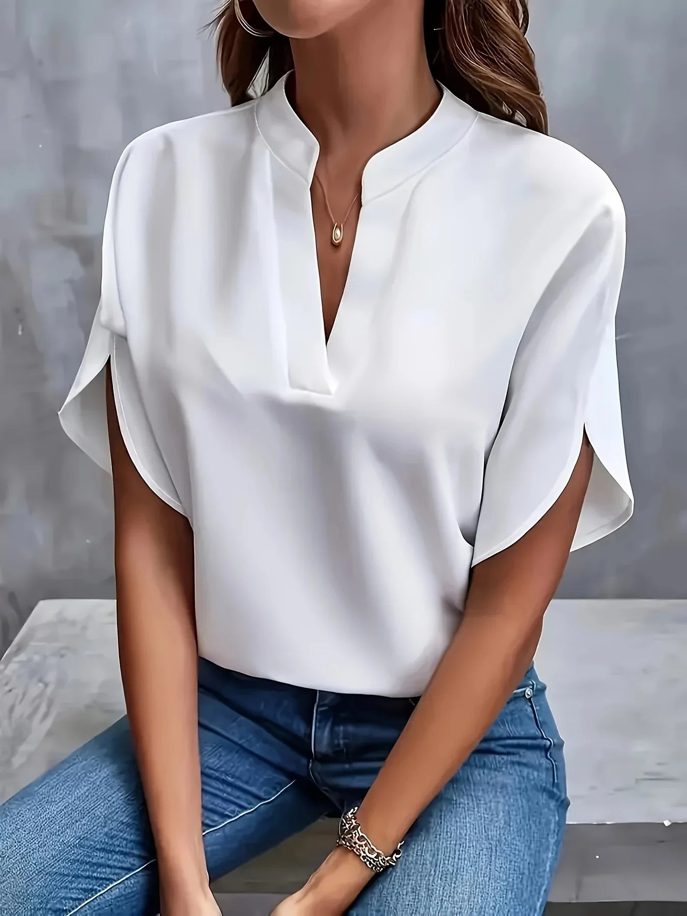 Oda | Elegant Bluse med Raffinert Snitt