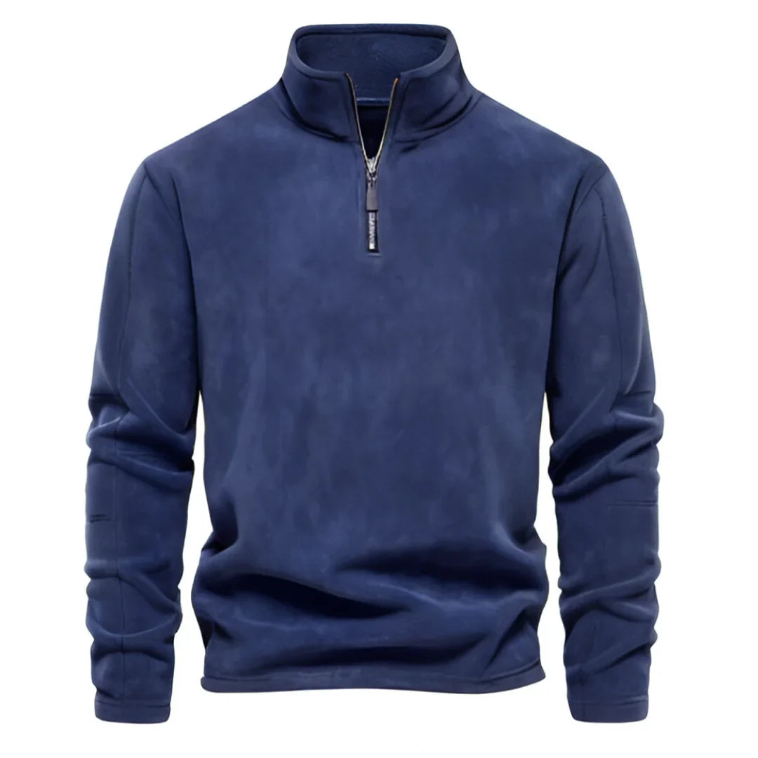 Trym | Retro Half-zip Ståkrage Sweatshirt