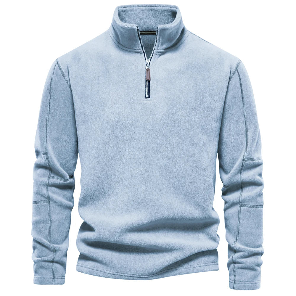Trym | Retro Half-zip Ståkrage Sweatshirt