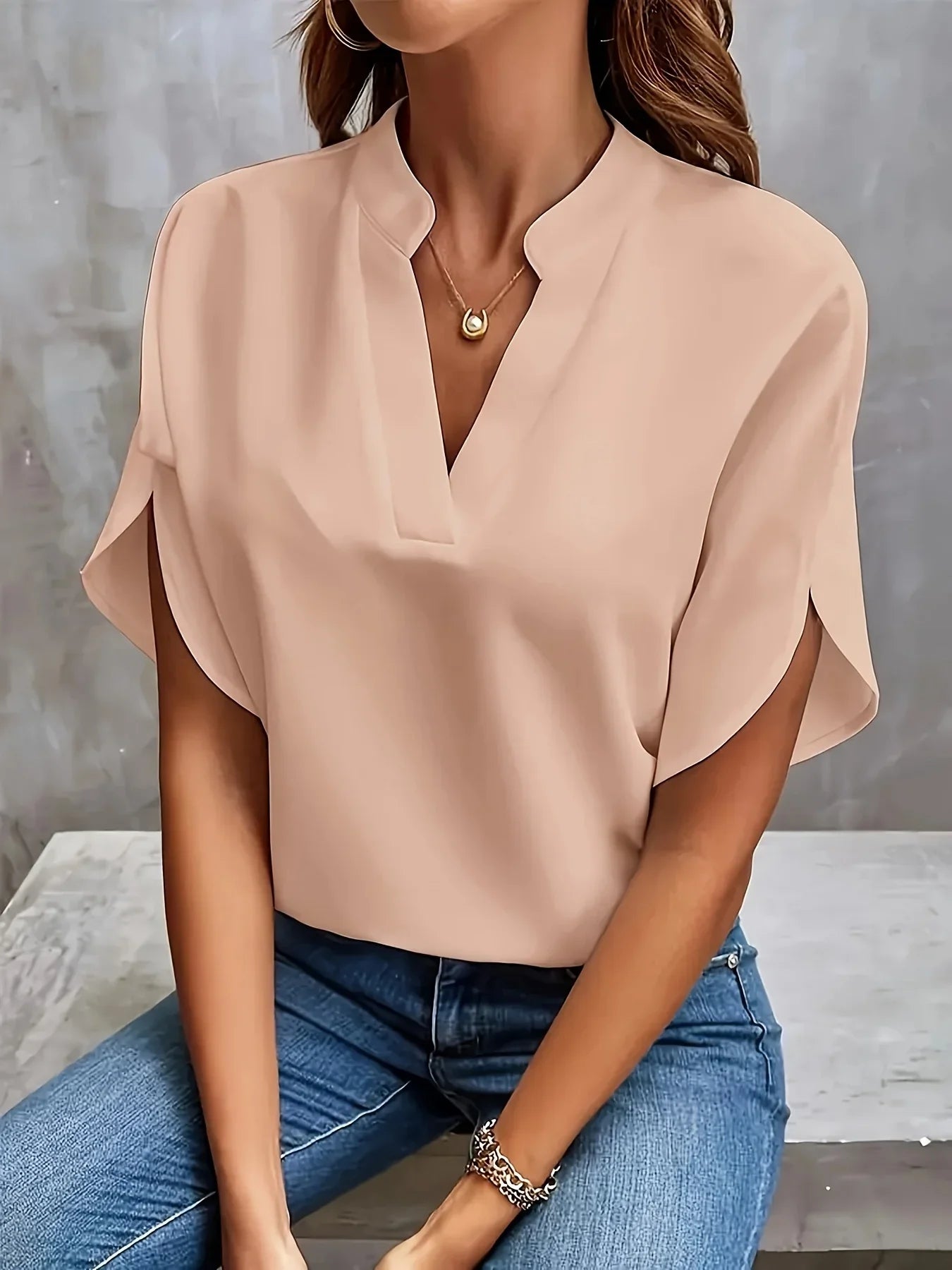 Oda | Elegant Bluse med Raffinert Snitt